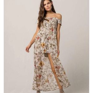 COCO & JAIMESON Walkthrough Womens Maxi Romper